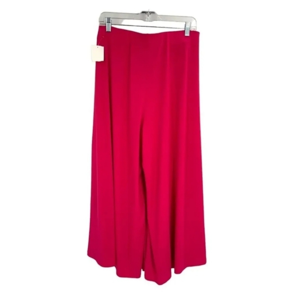 NWOT 11 Honore Jeanne Pink Culotte Pants Size 12 - Picture 2 of 4